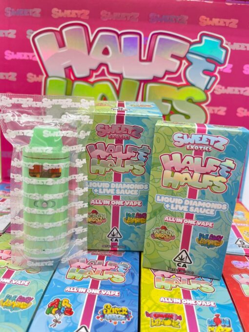 Sweetz Exotics 2g dual chamber liquid diamonds + live sauce disposables